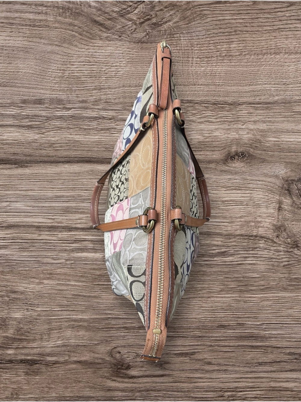 Coach signature patchwork tote bag - Picture 12 of 12